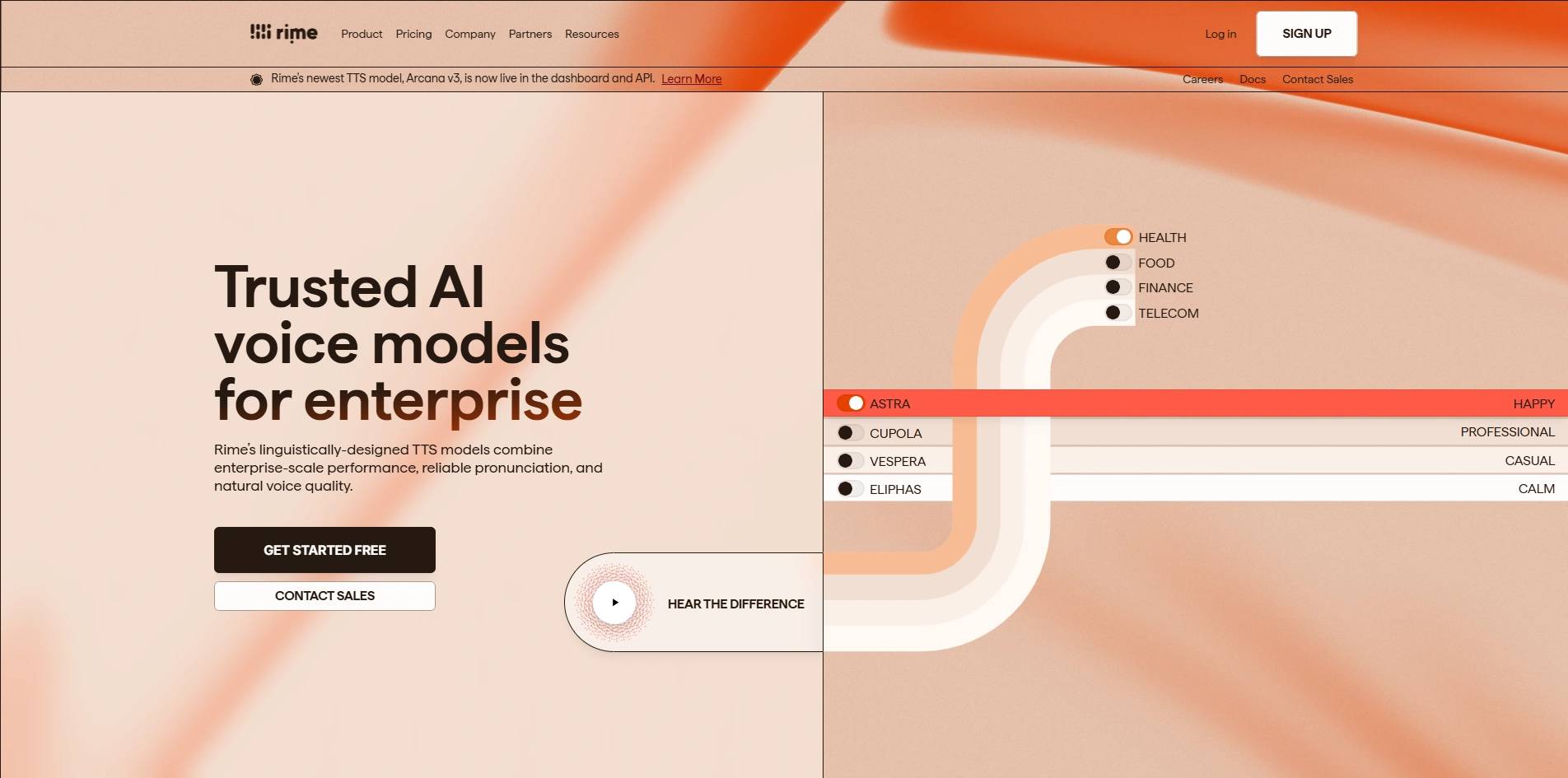 Arcana: AI Voices with Vibes