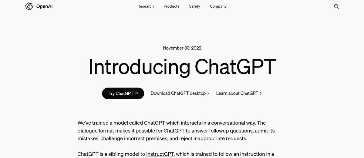 ChatGPT OpenAI