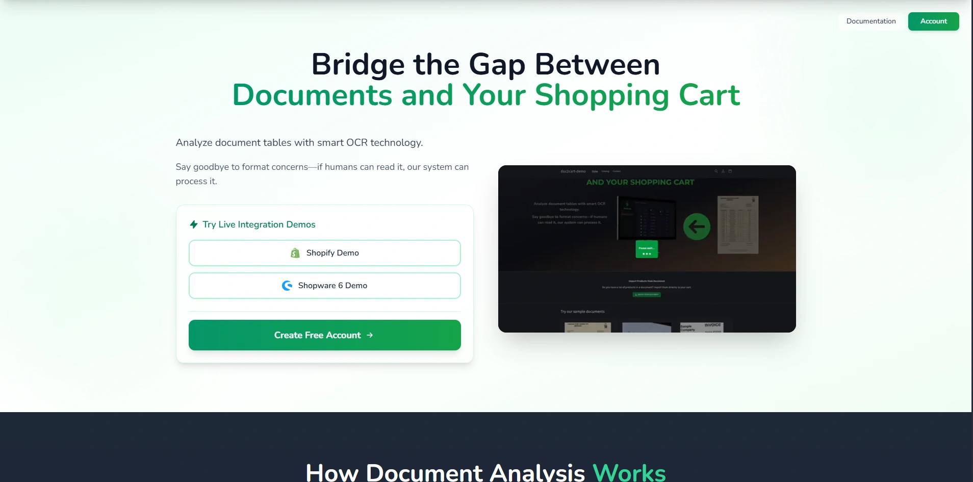 Doc2cart