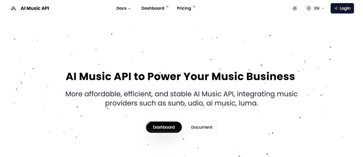 AI Music API