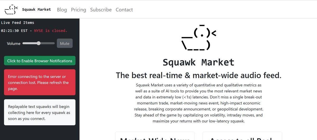 Squawk Market