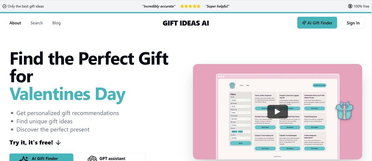 Gift Ideas AI