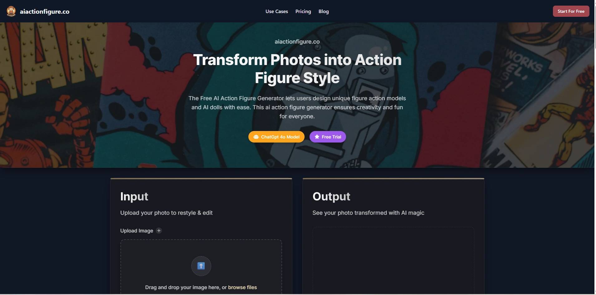 free AI Action Figure Generator