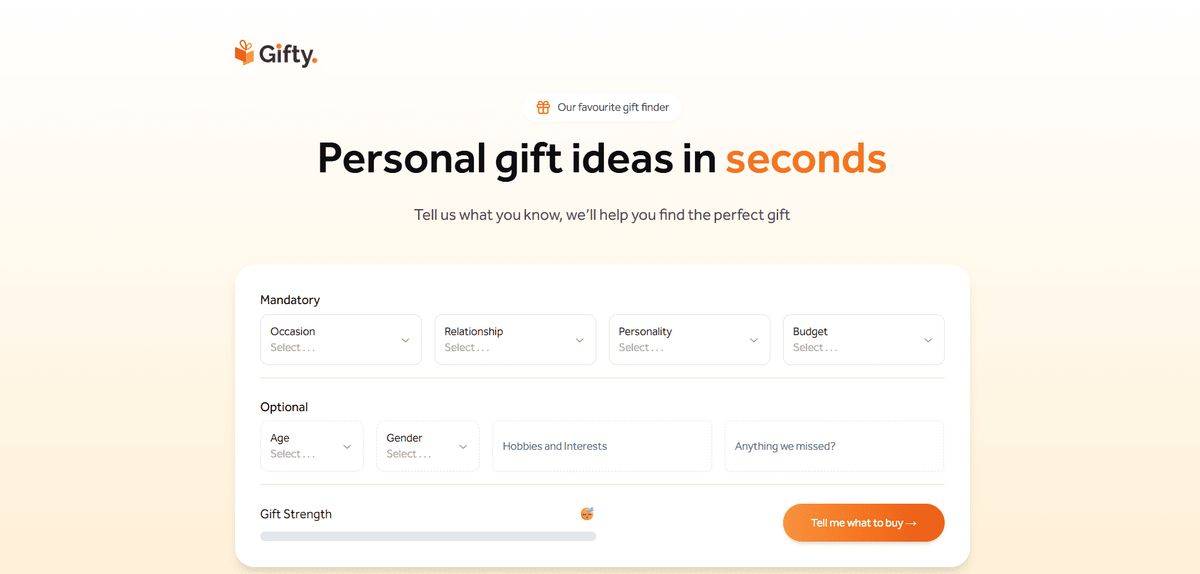 Gifty Finder