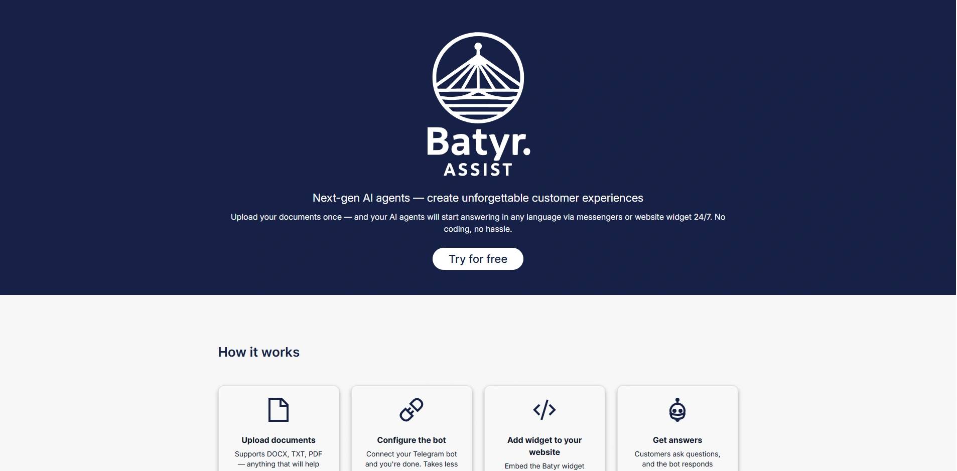 Batyr.assist
