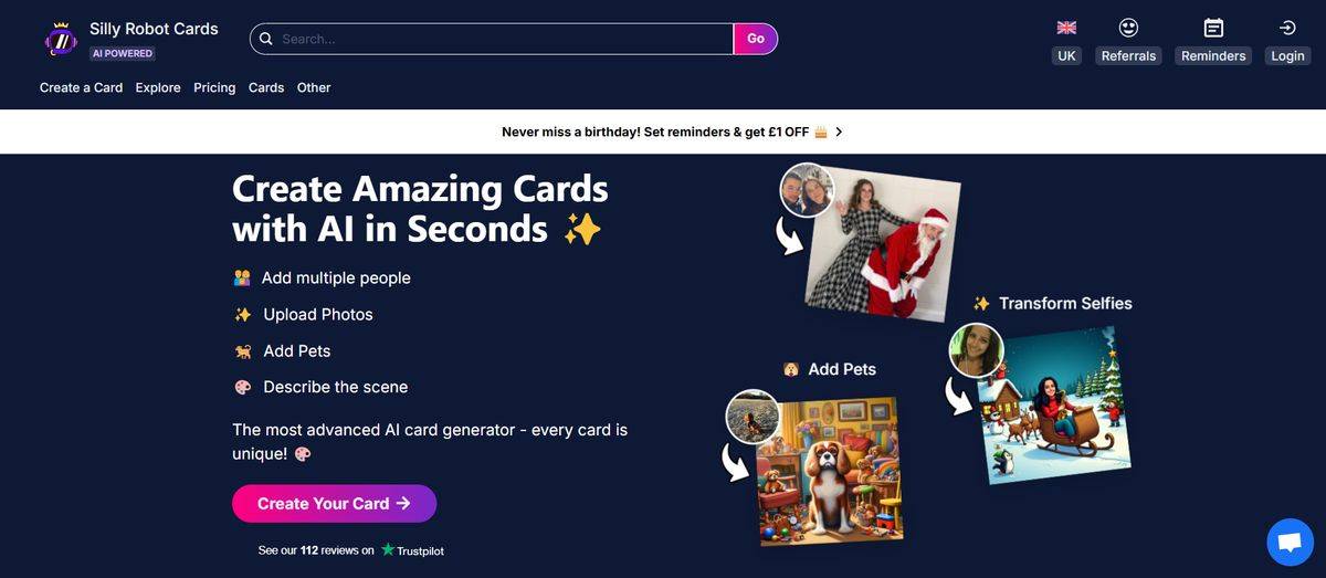 Silly Robot Cards